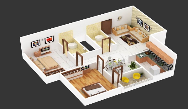 Birla Advaya 2 BHK Floor Plan